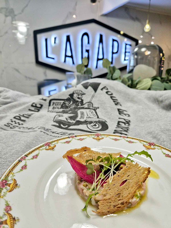 L'agape restaurant collaboration - Pizza Roll